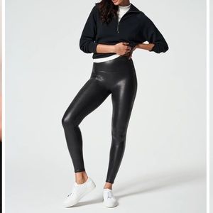 Spanx Faux Leather Leggings